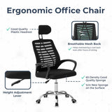 Motion MC2 Ergonomic Mesh High Office Black