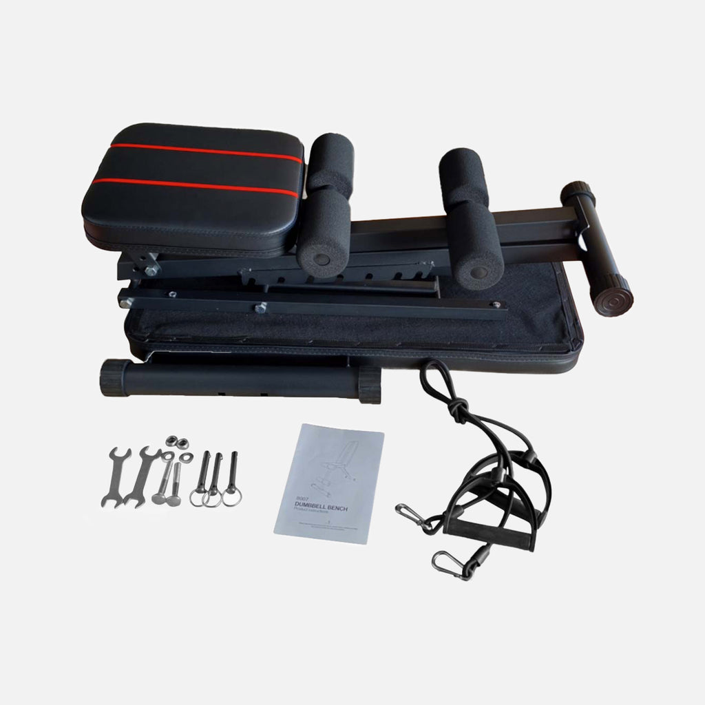 MotionGrey Adjustable Folding Weight Bench