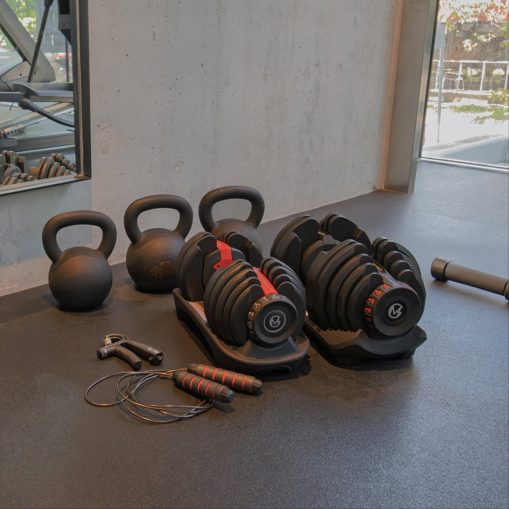 MotionGrey Adjustable Dumbbells