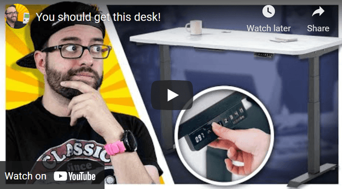 (Video) MotionGrey Standing Desk Review by Izzy Nobre | MotionGrey