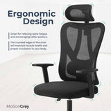 Motion MC3 Ergonomic Mesh High Office Black