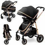 MotionGrey 4-Wheel Baby Stroller