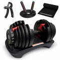 MotionGrey 52lb QuickLift Classic Adjustable Dumbbells