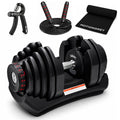 MotionGrey 90lb QuickLift Pro Adjustable Dumbbells