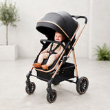 MotionGrey 4-Wheel Baby Stroller