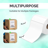 MotionGrey Durable Shipping Labels – 4x6 Thermal Shipping Label – Convenient Printer Labels for Shipping – Label Writer - Thermal Label Rolls