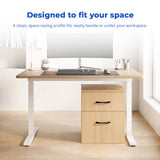 Motion Rolling Wooden Filing Cabinet