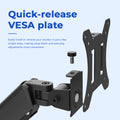 Motion Monitor Arm Mount with Quick Release