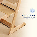 Blessy Wooden High Chair - The Perfect Adjustable Baby Highchair Solution for Your Babies and Toddlers or as a Dining Chair. (6 Months up to 250 Lb)