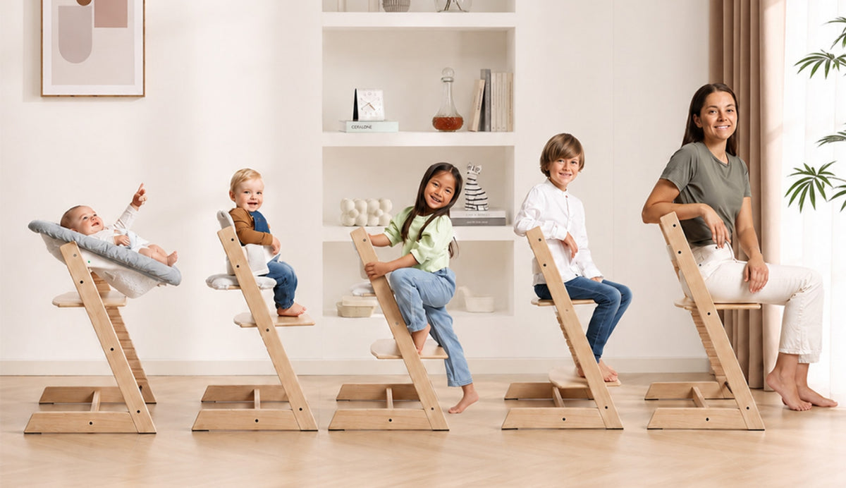 The Chair That Grows With The Child - A Chair For Life: MotionGrey Blessy High Chair