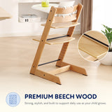 Blessy Wooden High Chair - The Perfect Adjustable Baby Highchair Solution for Your Babies and Toddlers or as a Dining Chair. (6 Months up to 250 Lb)
