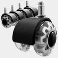 Motion SmoothGlide - Rollerblade Wheels for Office Chair (Set of 5)