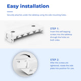 Motion Under Desk Cord Organizer Cable Tray Pro