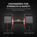 MotionGrey 26LB Adjustable Dumbbells