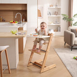 Blessy Wooden High Chair - The Perfect Adjustable Baby Highchair Solution for Your Babies and Toddlers or as a Dining Chair. (6 Months up to 250 Lb)