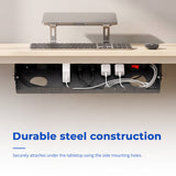 Motion Under Desk Cord Organizer Cable Tray Pro