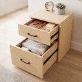 Motion Rolling Wooden Filing Cabinet