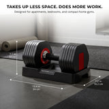 MotionGrey 26LB Adjustable Dumbbells