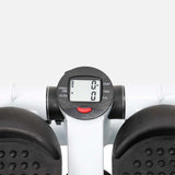 Close-up of the mini stepper digital exercise display