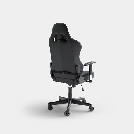 Black Motion Enforcer Pro gaming chair shown from the rear