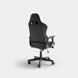 Black Motion Enforcer Pro gaming chair shown from the rear