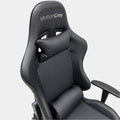 Close-up of the Motion Enforcer Pro chair backrest and support cushions