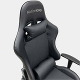 Close-up of the Motion Enforcer Pro chair backrest and support cushions