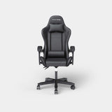 Black Motion Enforcer gaming chair shown from the front
