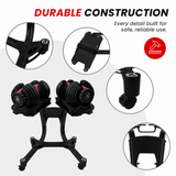 MotionGrey Adjustable Dumbbell Stand