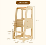 Blessy Baby Learning Tower dimensions and adjustable platform heights