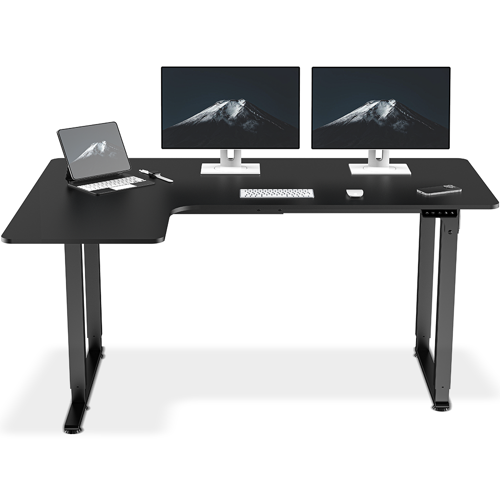 Ergo2 Series L Shape Standing Desk with Tabletop