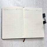 MotionGrey Leather Notebook