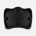 Black Motion ErgoFeel foot massage mat viewed from above
