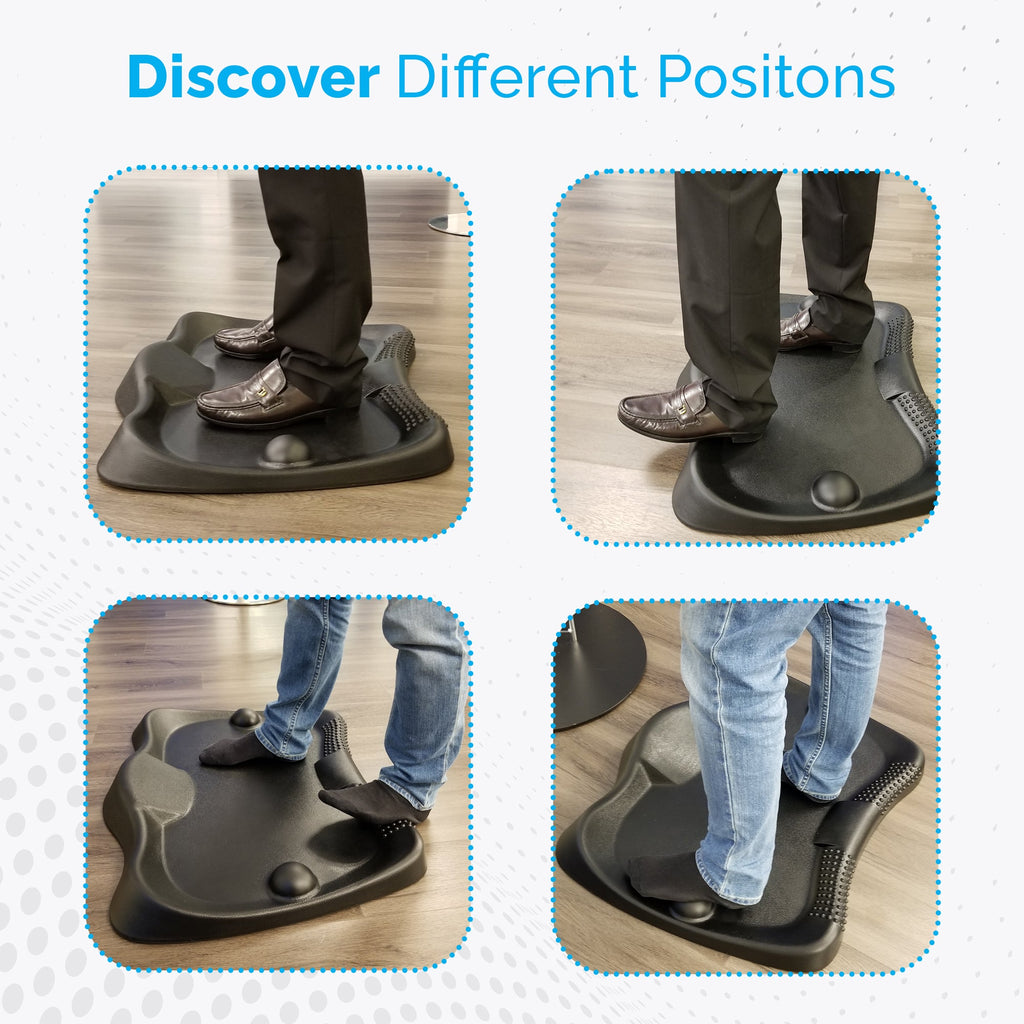 Gymax Anti-Fatigue Standing Desk Mat Ergonomic Comfort Floor Foot